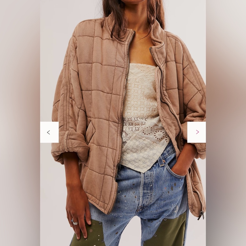 Free People | Dolma Quilted Knit Jacket - Picture 3 of 14